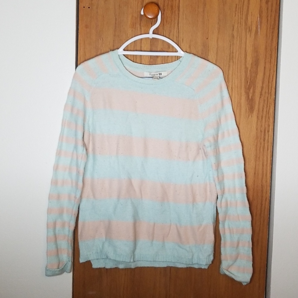 Forever 21 Striped Long Sleeve Sweater